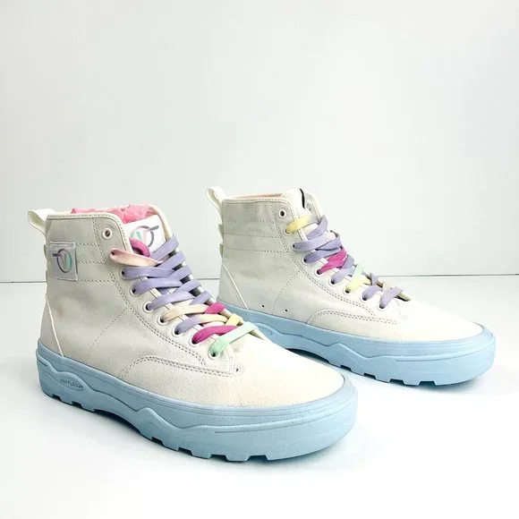 NEW Vans Sentry Wc Pastel Pop High Top  Suede Sneakers Size 13/11.5 - Picture 2 of 13